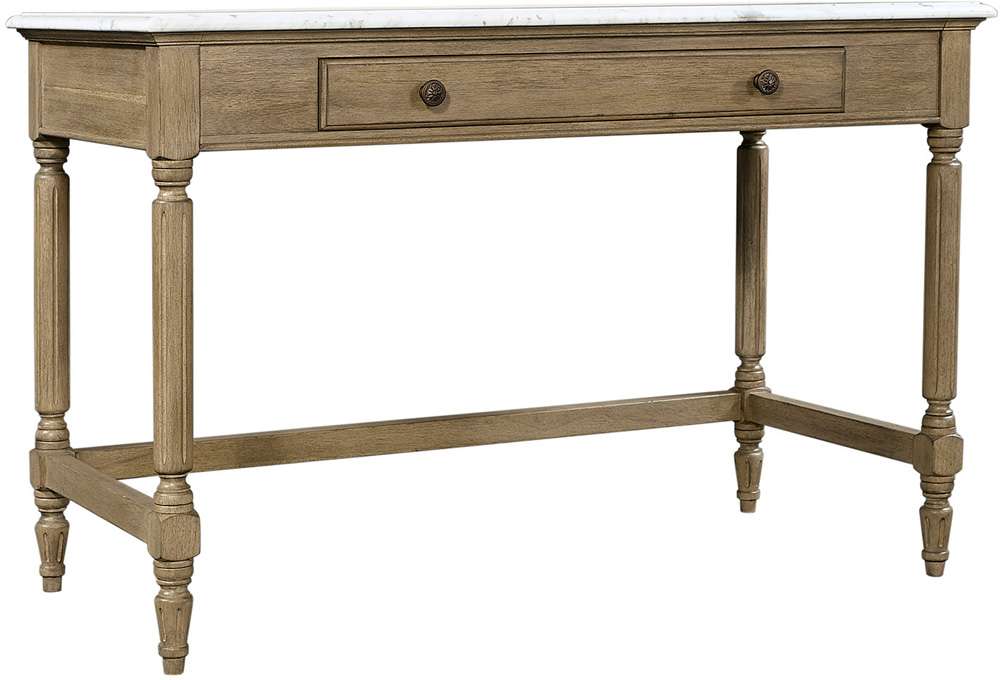 Emery Park - Provence Writing Desk w/ Marble Top in Patine Finish - I222-348WD