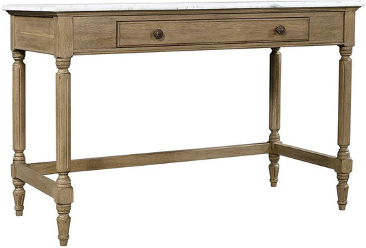 Emery Park - Provence Writing Desk w/ Marble Top in Patine Finish - I222-348WD