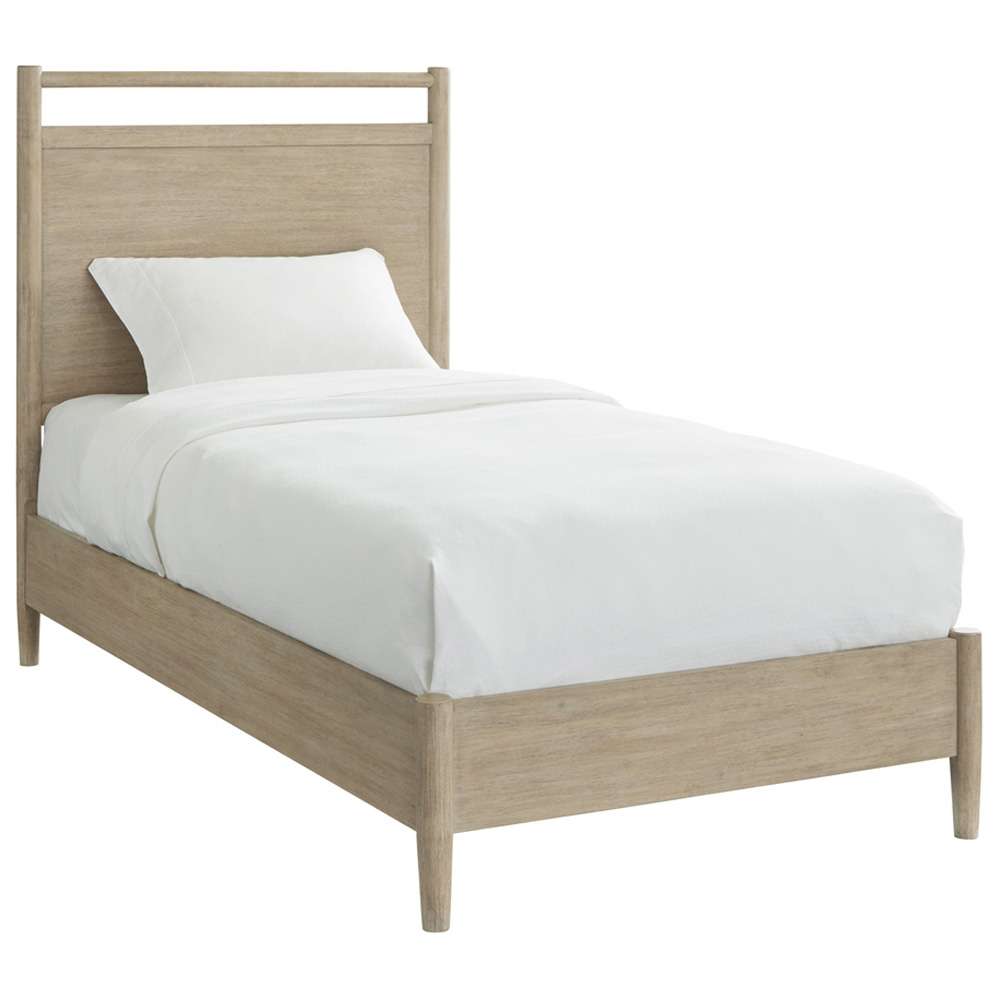 Emery Park Shiloh Twin Non Storage Panel Bed in Champagne Finish view 1