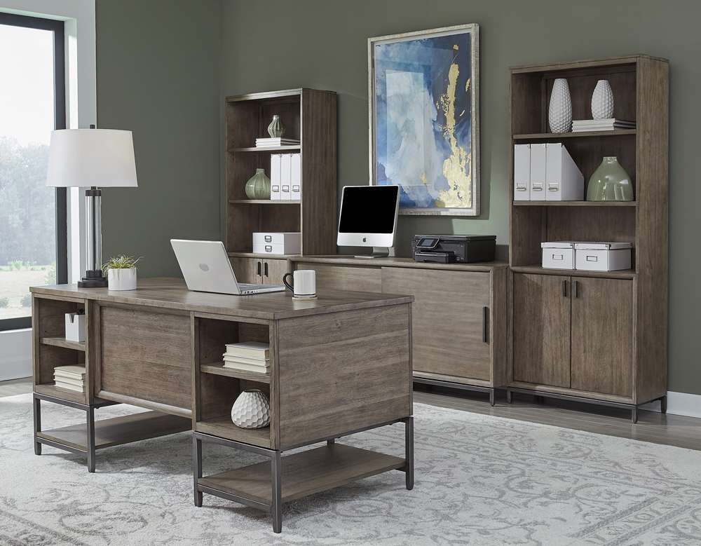 Emery Park - Trellis 66in Credenza in Desert Brown Finish - I287-316 veiw 5
