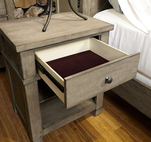 Emery Park - Tucker 1 Drawer NS in Stone Finish - I45-451N veiw 2