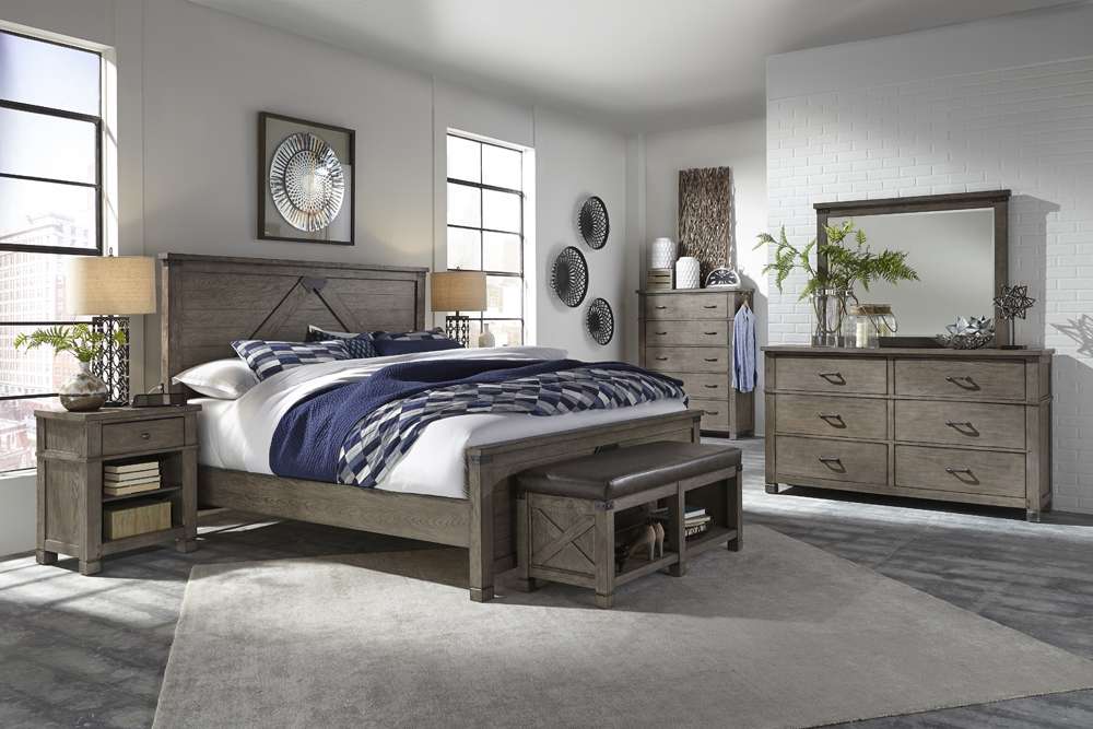 Emery Park - Tucker Dresser in Stone Finish - I45-453 veiw 6