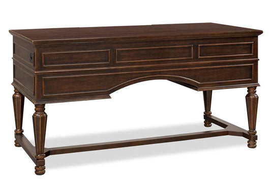 Emery Park - Weston 60in Half-Ped Desk in Brown Ale Finish - I35-371 veiw 2
