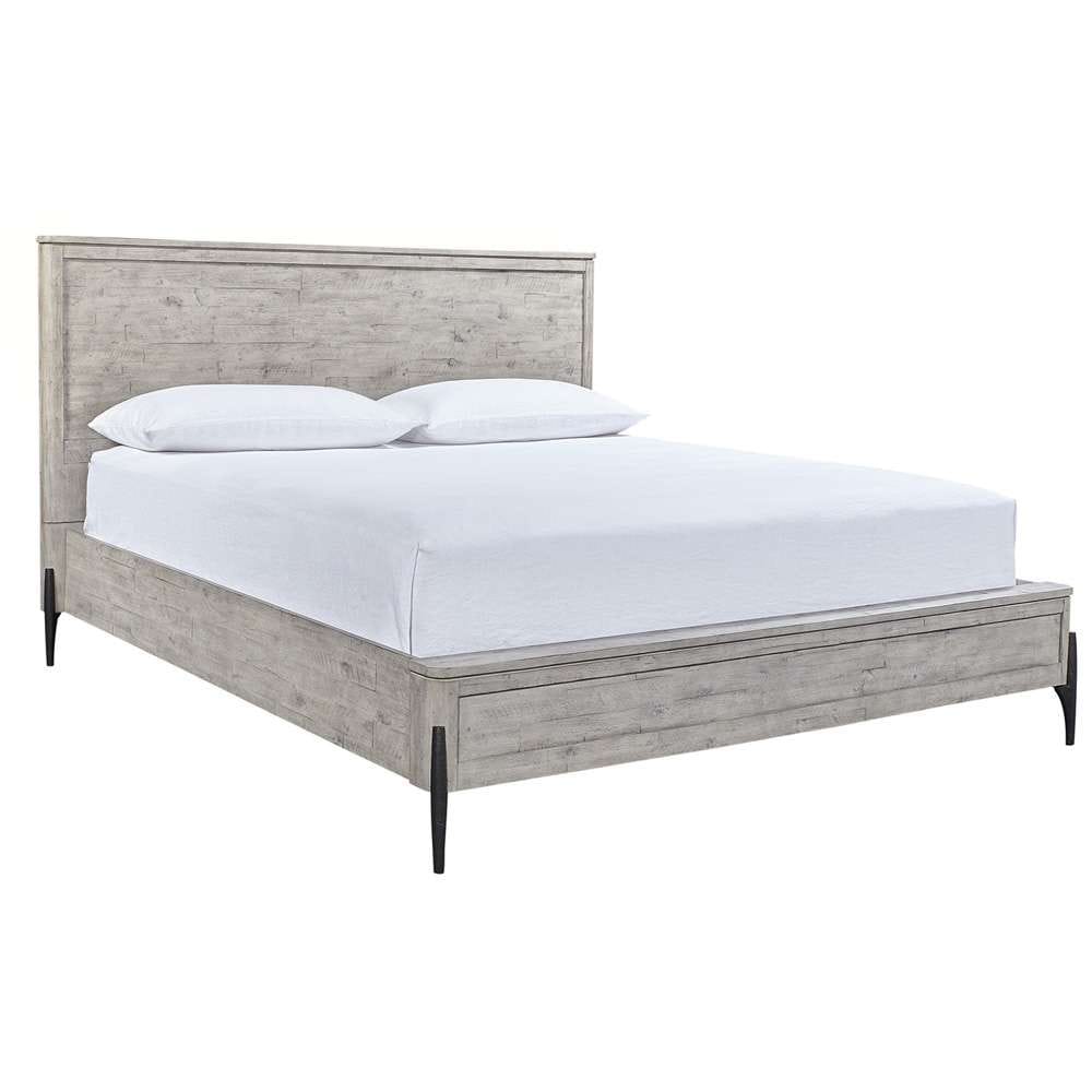 Emery Park - Zane Queen Non Storage Panel Bed in Parchment Finish veiw 1