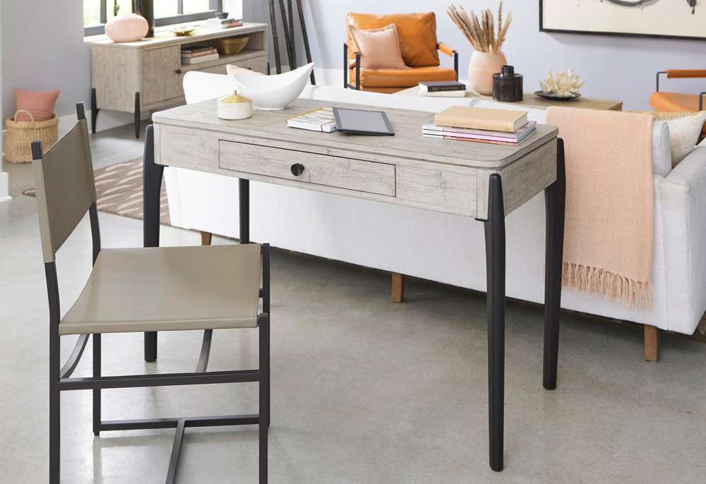 Emery Park - Zane Sofa / Writing Table in Parchment Finish - I256-9150 veiw 2