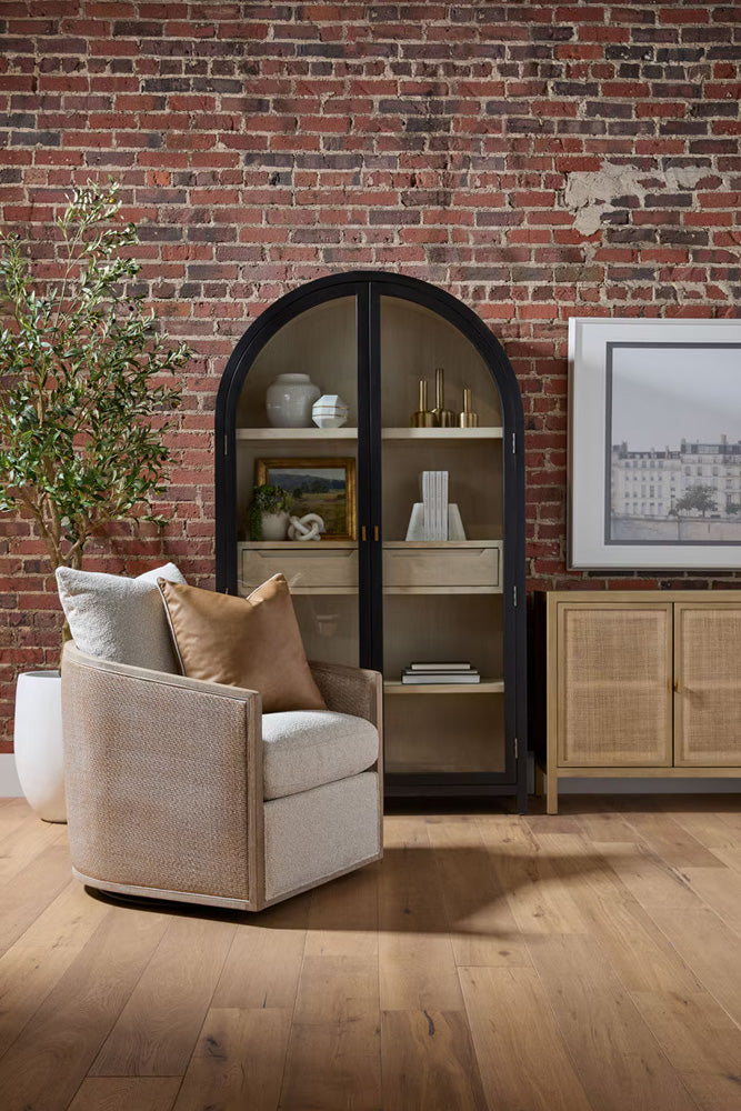 Essentials For Living - Bella Antique Toulouse Display Cabinet - 8110.BLK-BIR/NO view 12