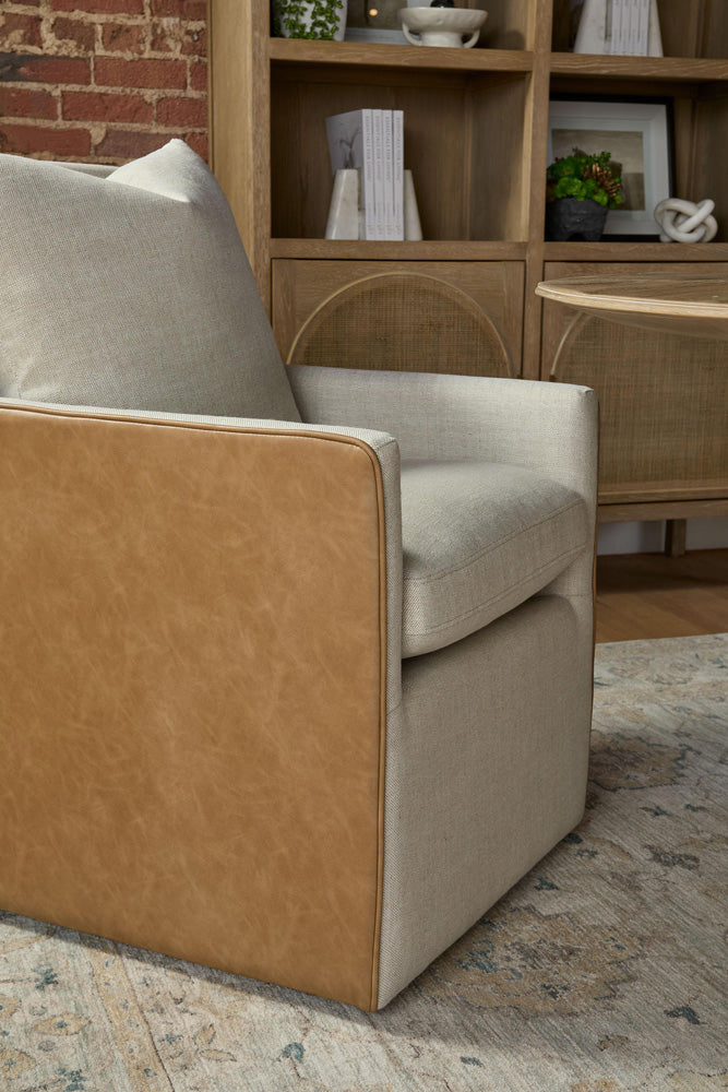 Essentials For Living - Essentials Harmony Arm Chair With Casters - 6492UP.BIS/IVT view 11