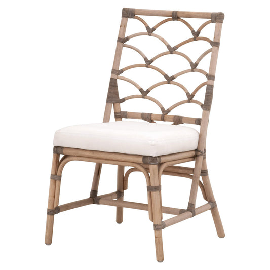 Essentials For Living - Sel De Mer Crescent Dining Chair, Set of 2 - 3635.MG-MG/BLCH view 2