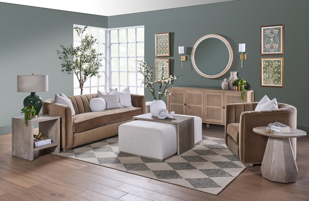 Essentials For Living - Stitch & Hand - Upholstery Bronx 87" Channel Back Sofa - 6615-3.CAR/NG view 12