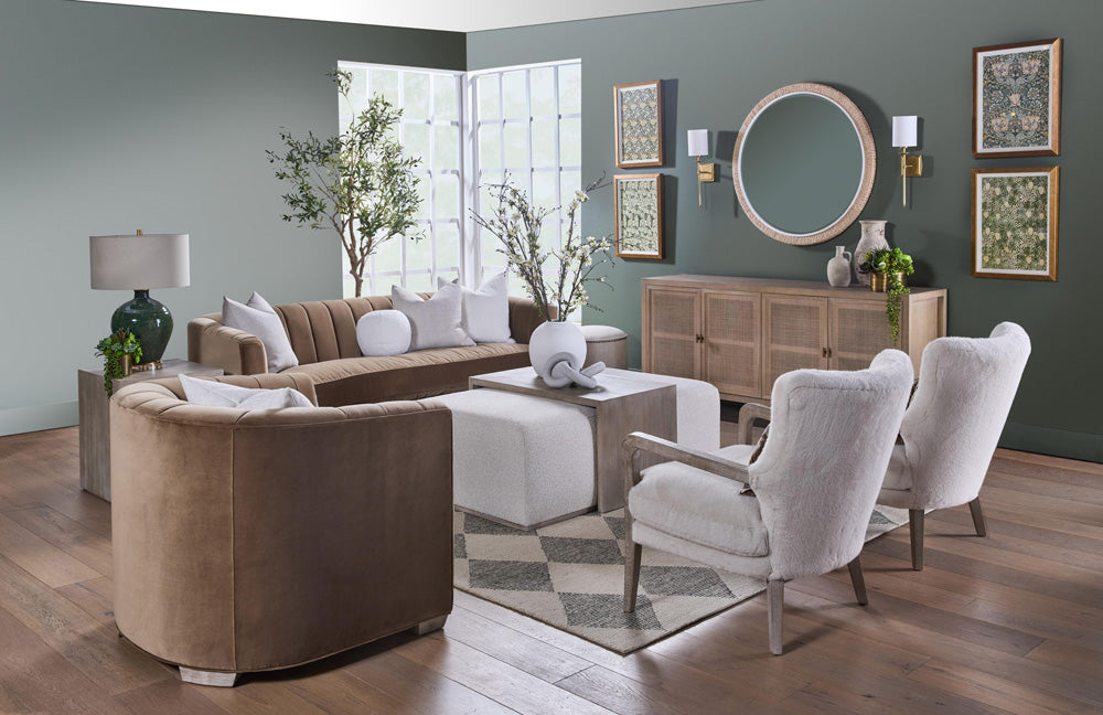 Essentials For Living - Stitch & Hand - Upholstery Bronx Channel Back Sofa Chair - 6615-1.CAR/NG view 10