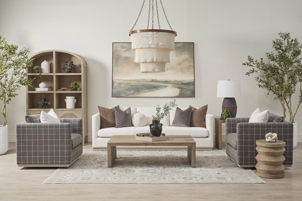 Essentials For Living - Stitch & Hand - Upholstery Siena Plinth Base Swivel Club Chair - 6608.WSTL/NG view 12