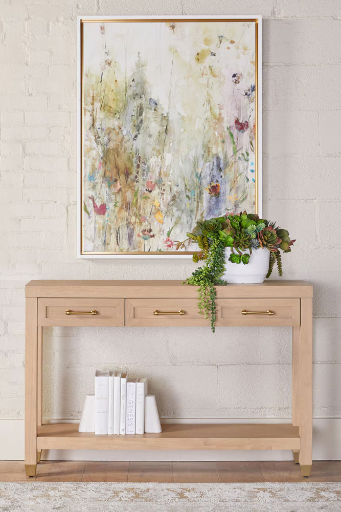 Essentials For Living - Traditions Stella Narrow Console Table - 6138.LHON/BBRS view 12