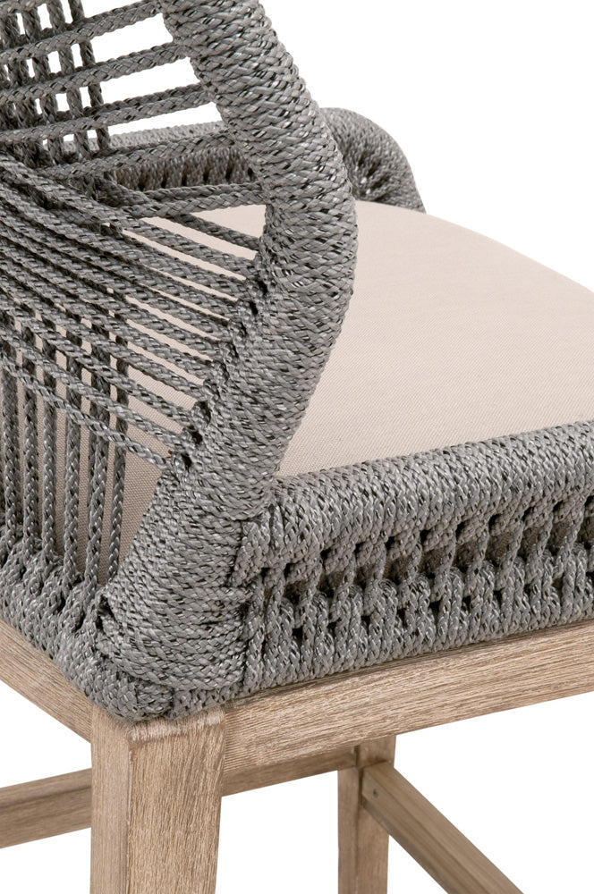 Essentials For Living - Woven Loom Counter Stool - 6808CS.PLA/LGRY/NG_CLOSEOUT view 6
