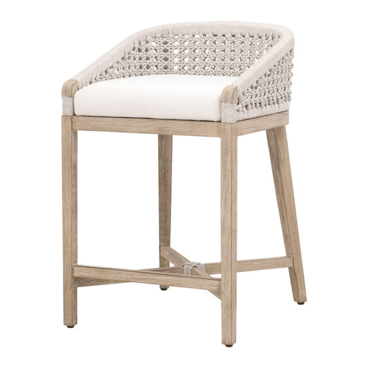 Essentials For Living - Woven Montecito Counter Stool - 6795CS.WHT/LPPRL/NG view 2