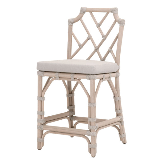 Essentials For Living - Woven - Outdoor Bayview Outdoor Counter Stool - 6840CS.WTA/PUM/W-ET view 2