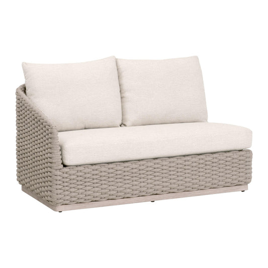 Essentials For Living - Woven - Outdoor Caspian Outdoor Modular Left Facing 1-Arm Sofa - 6863-2S1L.TAU/ECR/W-ET view 2