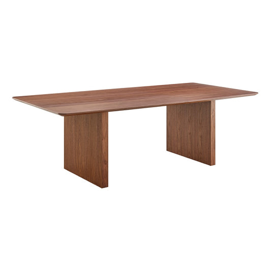Euro Style - Caden 95inW Dining Table, Walnut - 19760WAL-KIT veiw 2