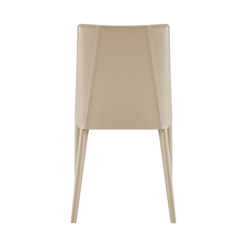 Euro Style - Kalle Faux Leather Side Chair, Light Gray - 30914-LTGRY-MP1 veiw 5