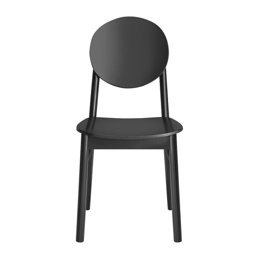 Euro Style - Octavio Wood Side Chairs, Black - Set of 2 - 39222-BLK veiw 2