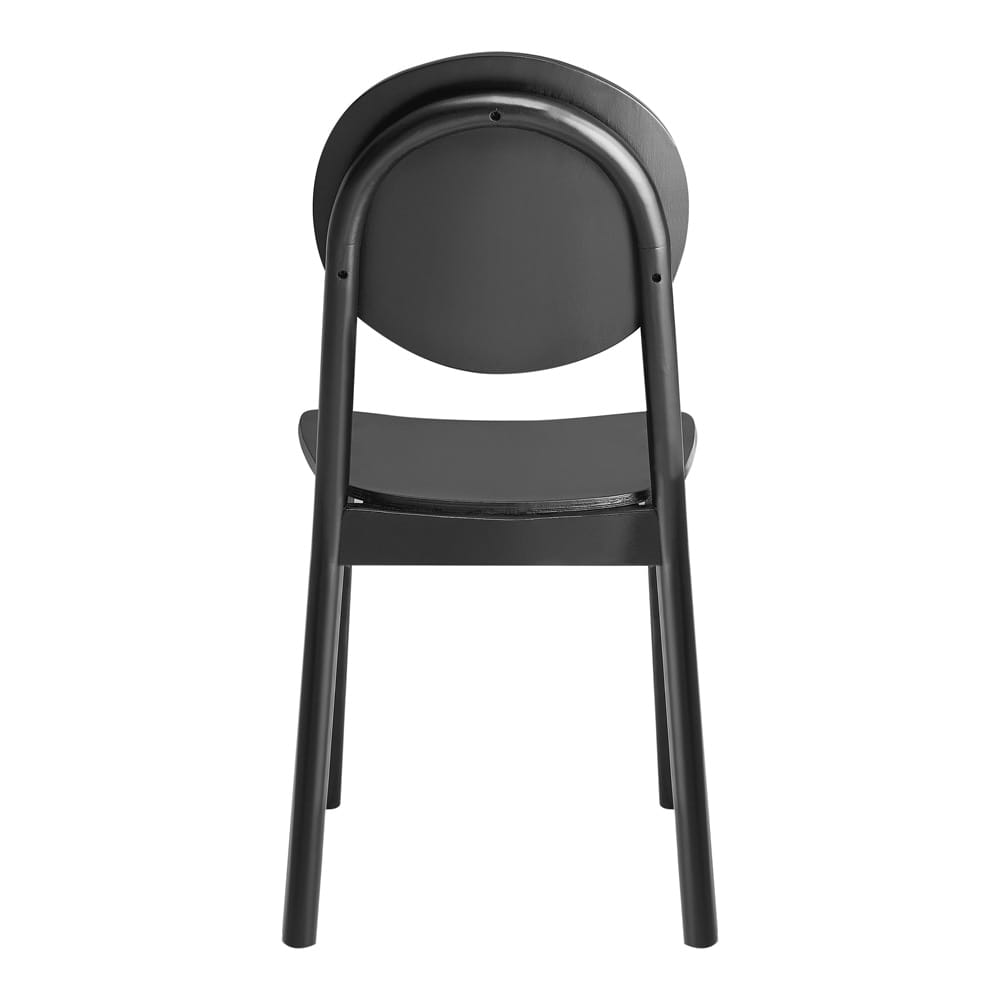 Euro Style - Octavio Wood Side Chairs, Black - Set of 2 - 39222-BLK veiw 6