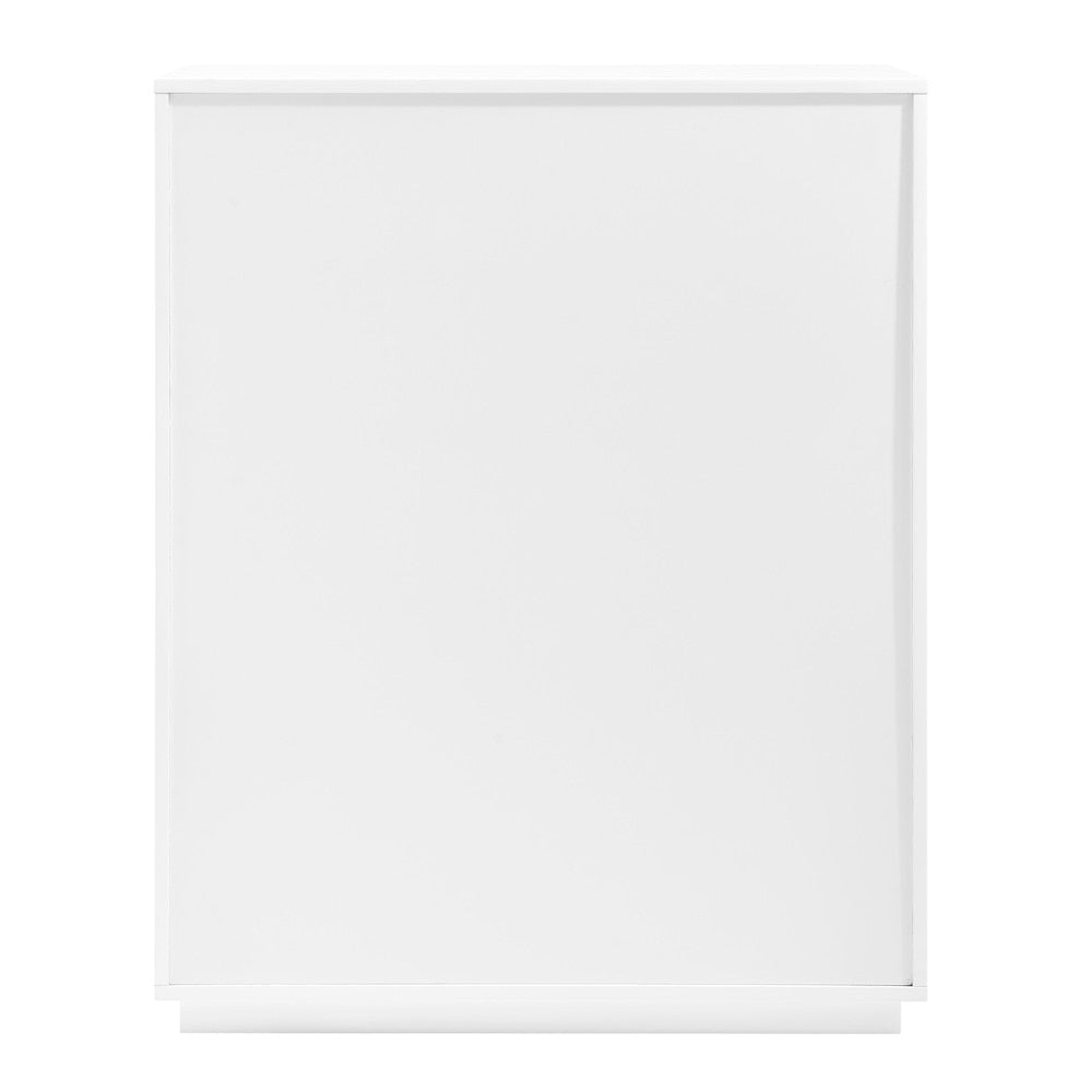 Euro Style - Tresero 38inW 4-Drawer Chest, High Gloss White - 90652WHT-KIT veiw 6