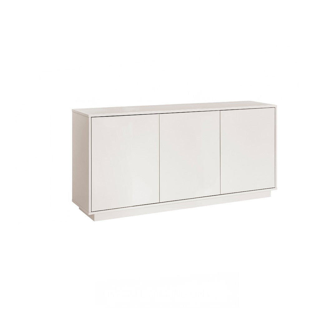Euro Style - Tresero 65inW Sideboard, High Gloss Warm Gray - 90645-WMGRY veiw 8