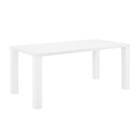Euro Style - Tresero 70inW Dining Table, High Gloss White - 90656WHT-KIT veiw 2