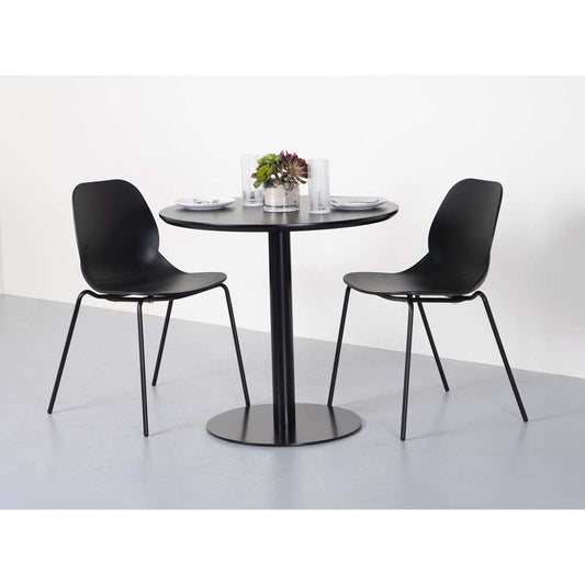 Euro Style - Paras Bistro Table in Black - 90134-BLK veiw 2