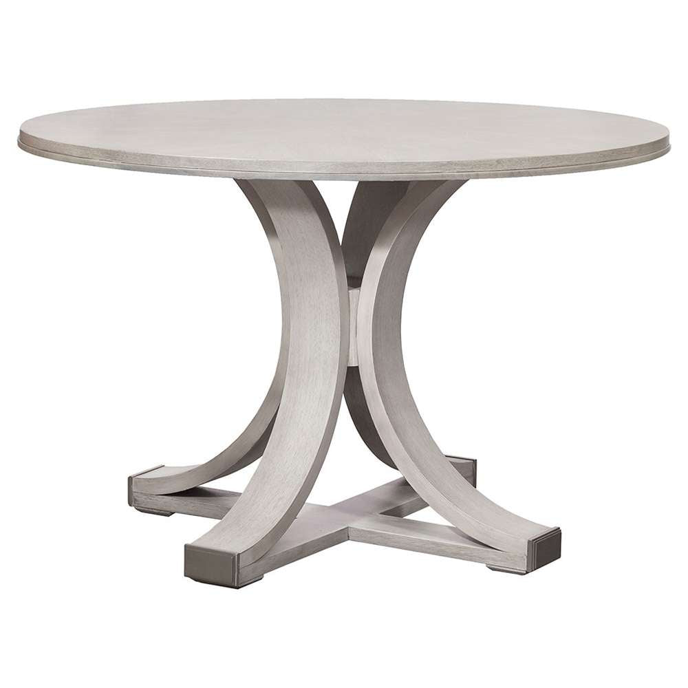 Fairfield Chair Company - C-Ring Pedestal Base With Beveled Edge 48in Dining Table Top veiw 1