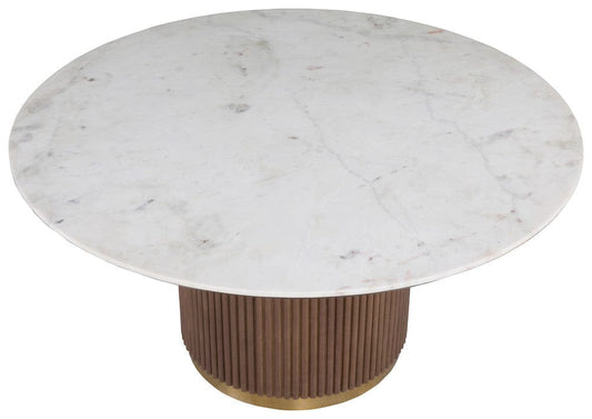 Fairfield Chair Company - Dimitri 60" Round Dining Table, Kafe - 8072-60 view 2