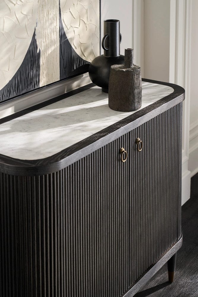 Fairfield Chair Company - Everett Demilune Credenza, Charcoal - 8030-82-C view 10