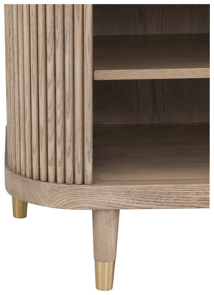 Fairfield Chair Company - Everett Demilune Nightstand, Biscotti - 8030-SN view 9