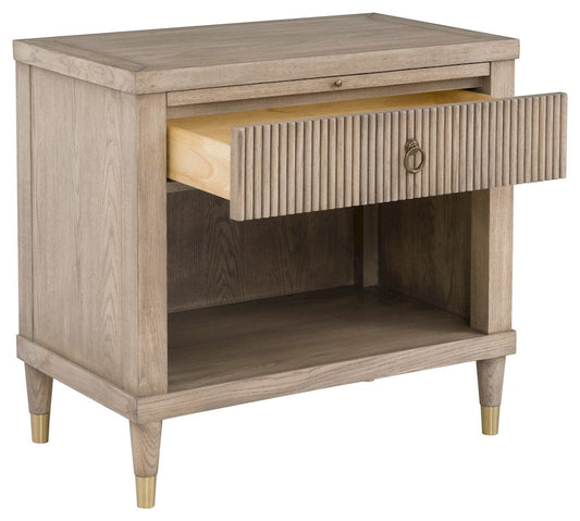 Fairfield Chair Company - Everett Everett One Drawer Rectangular Nightstand, Biscotti - 8030-NS view 2
