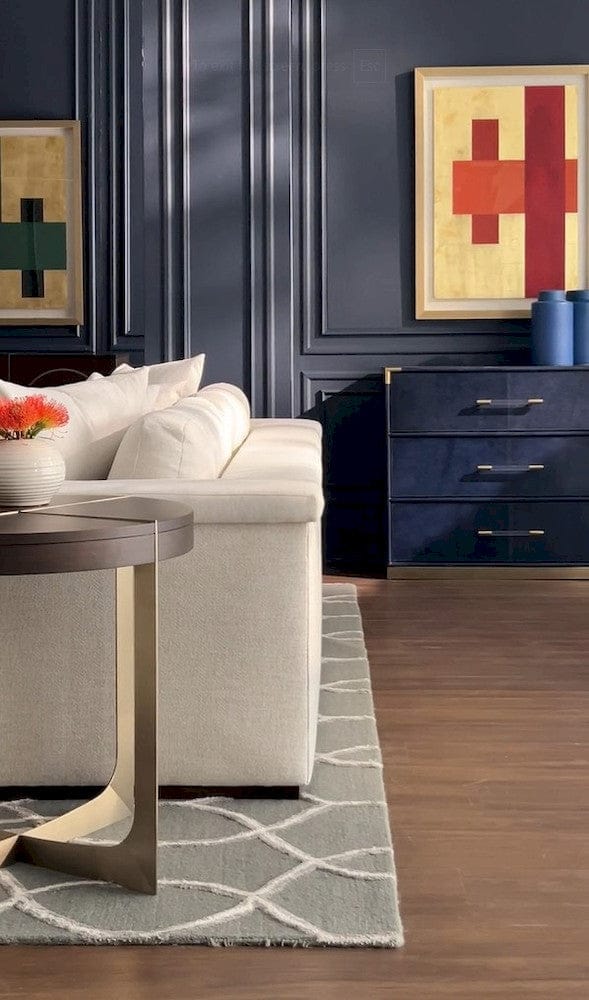 Fairfield Chair Company - Libby Langdon Goddard Four Door Credenza, Smoked Stone - 6360-17 view 5
