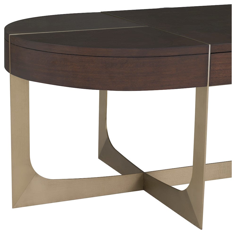 Fairfield Chair Company - Libby Langdon Goddard Oval Cocktail Table, Smoked Stone - 6360-13 view 7