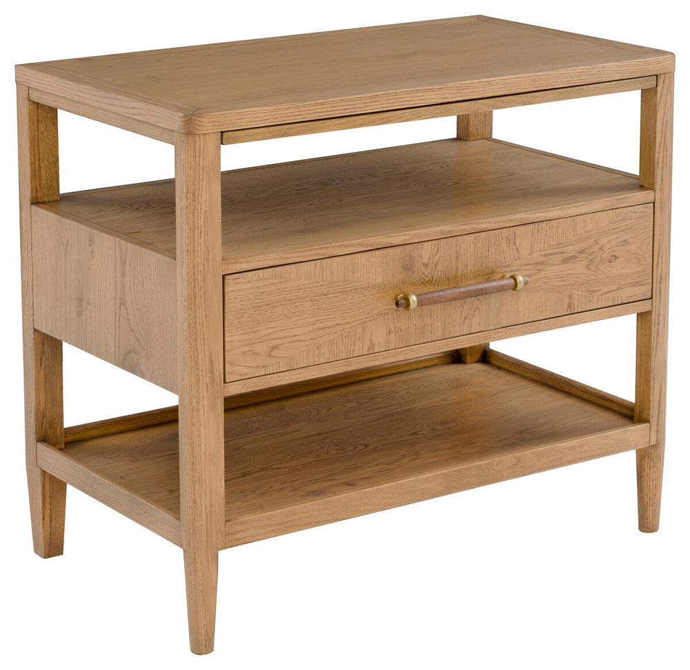 Fairfield Chair Company - Maxwell Nightstand, Sunlit Oak - 8057-BS-S view 1