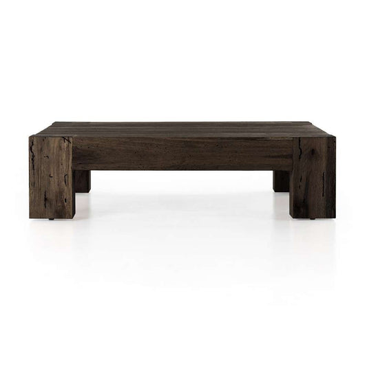 Four Hands - Abaso Coffee Table - Ebony Rustic Wormwood Oak - 232775-002 veiw 2