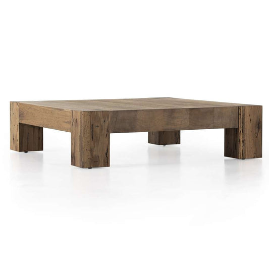 Four Hands - Abaso Coffee Table - Rustic Wormwood Oak - 232775-001 veiw 2