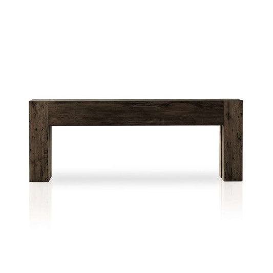 Four Hands - Abaso Console Table - Ebony Rustic Wormwood Oak - 229656-003 veiw 2