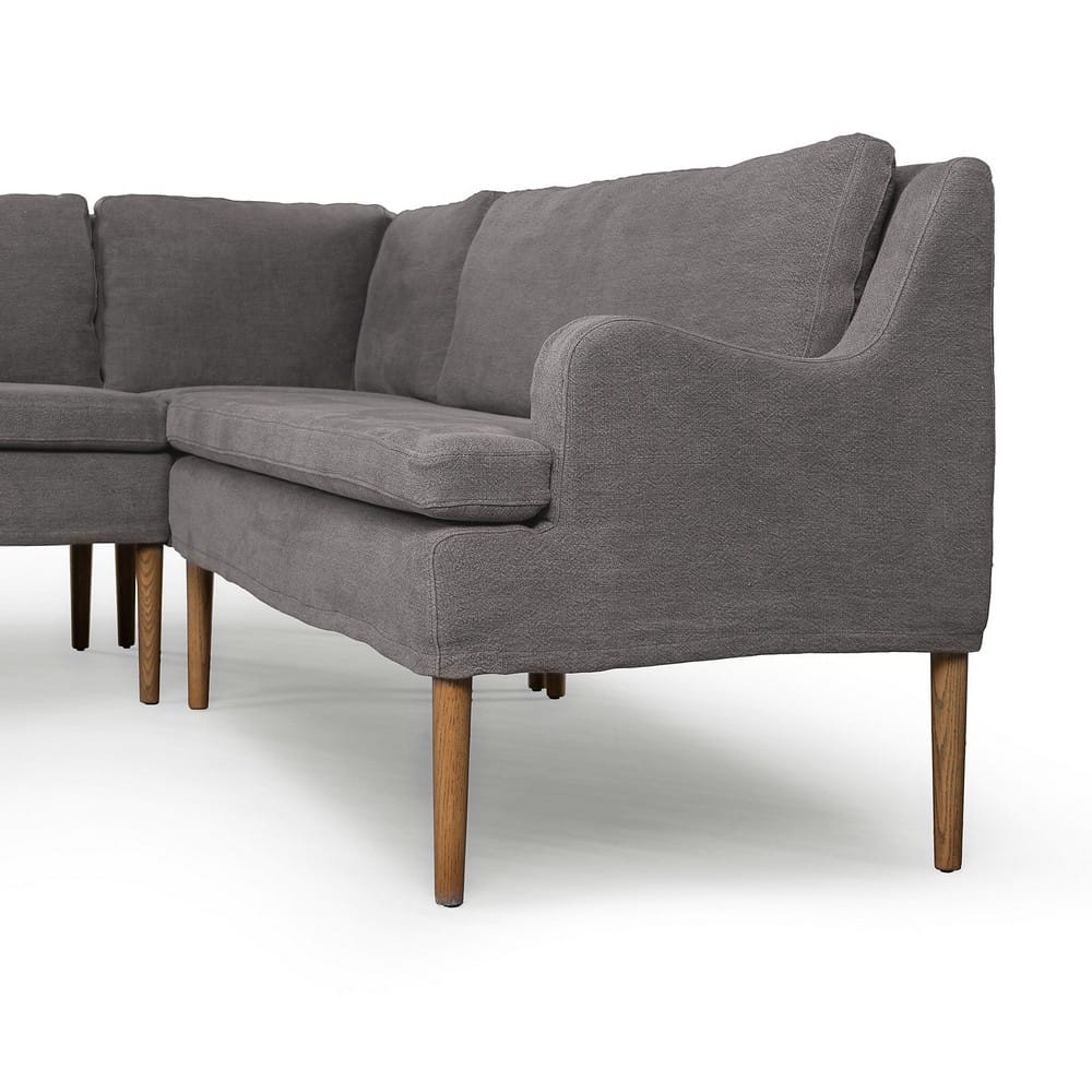 Four Hands - Amber Lewis x Four Hands - Aurelia Dining Banquette L-Shape - Broadway Denim - 247590-003_CLOSEOUT view 7