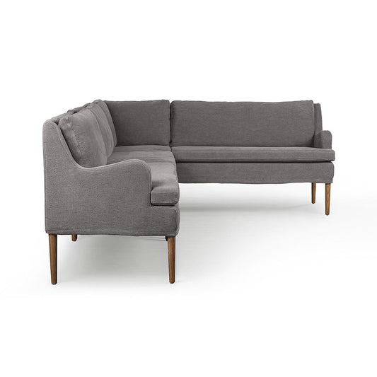 Four Hands - Amber Lewis x Four Hands - Aurelia Dining Banquette L-Shape - Broadway Denim - 247591-003_CLOSEOUT view 2