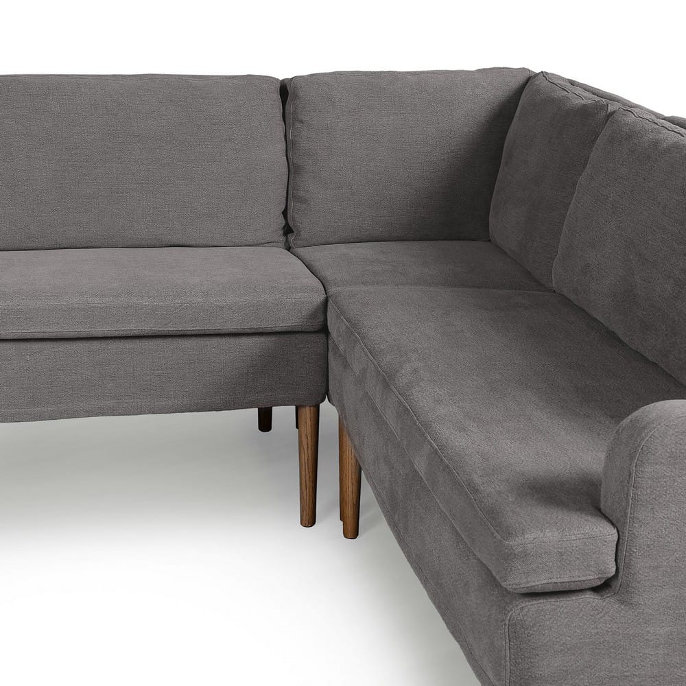 Four Hands - Amber Lewis x Four Hands - Aurelia Dining Banquette U Shape - Broadway Denim - 247594-003_CLOSEOUT view 6