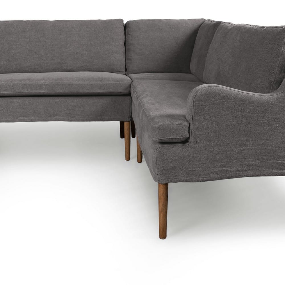 Four Hands - Amber Lewis x Four Hands - Aurelia Dining Banquette U Shape - Broadway Denim - 247597-003_CLOSEOUT view 6