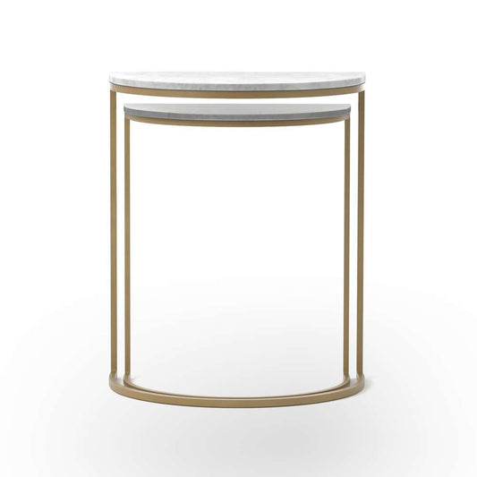 Four Hands - Ane Nesting Tables - Iron Matte Brass - 101820-003 veiw 2