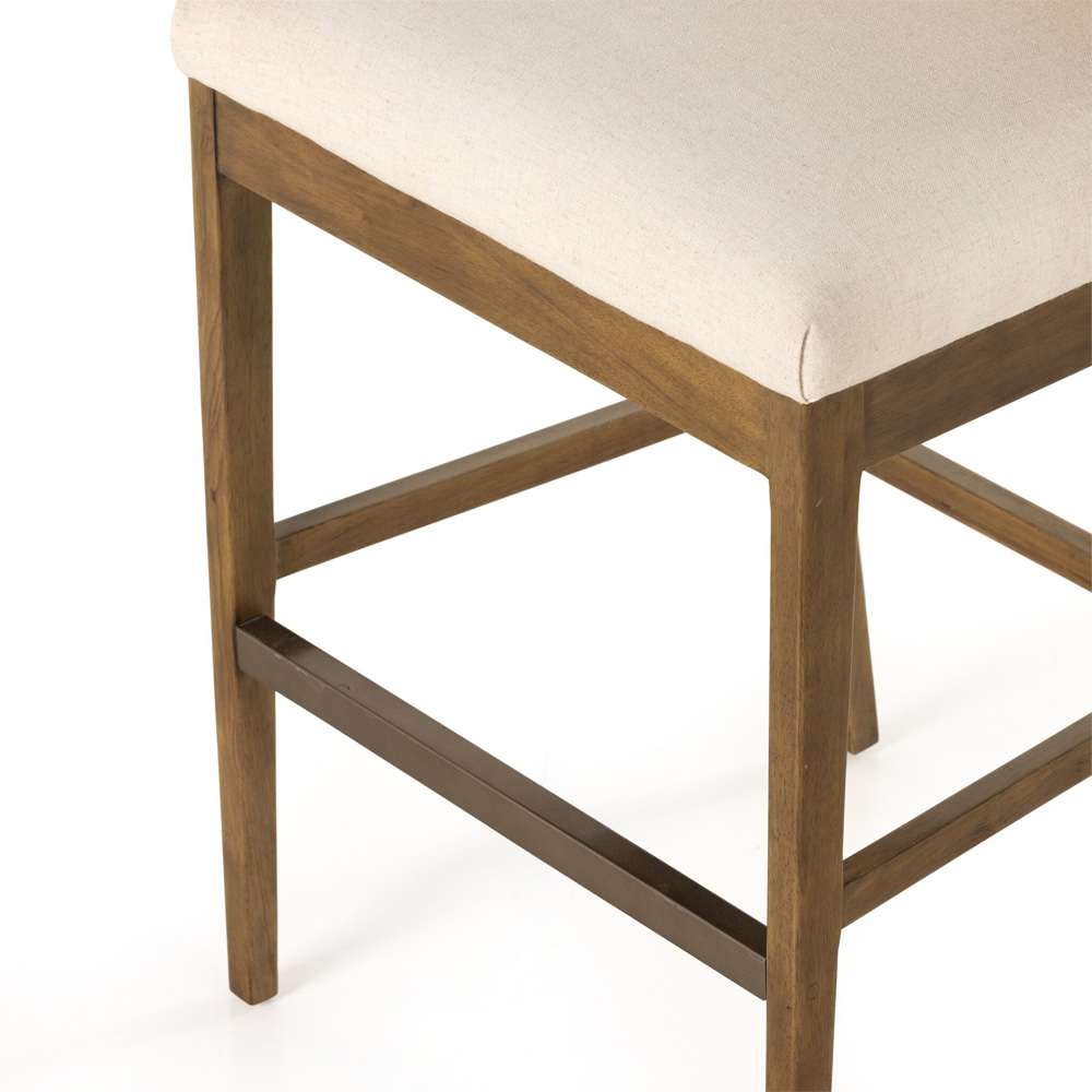 Four Hands - Antonia Cane Armless Bar Stool - Savile Flax - 229202-003 veiw 13