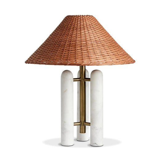 Four Hands - Asher - Medici Table Lamp - Charcoal and White Marble - 233066-005 veiw 2