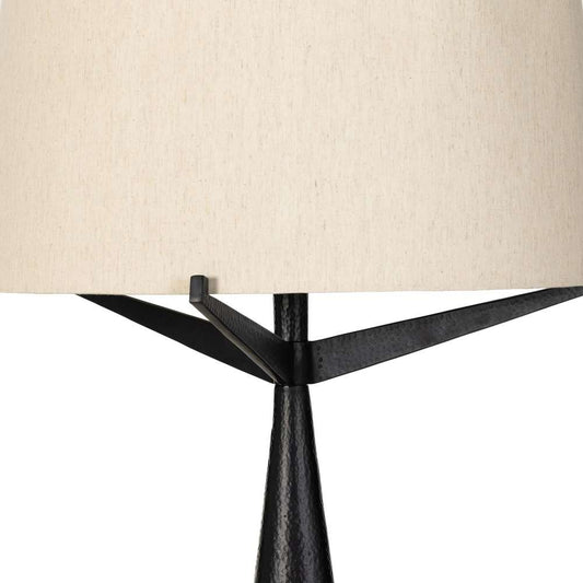 Four Hands - Asher - Ziggy Floor Lamp - Hammered Black Aluminum - 235073-001 veiw 2