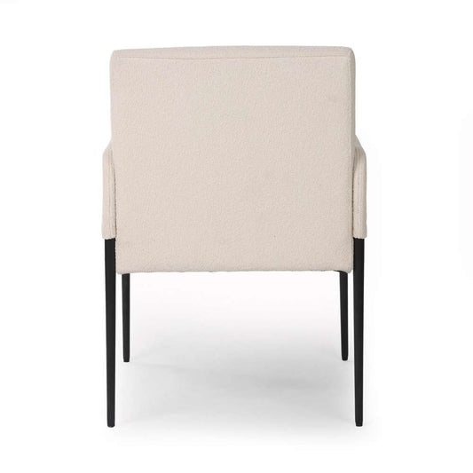 Four Hands - Ashford - Brickel Dining ArmChair - Fiqa Boucle Light Taupe - 235171-005 veiw 2