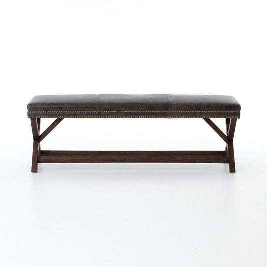 Four Hands - Ashford - Elyse Bench - Durango Smoke - 105658-007 veiw 2
