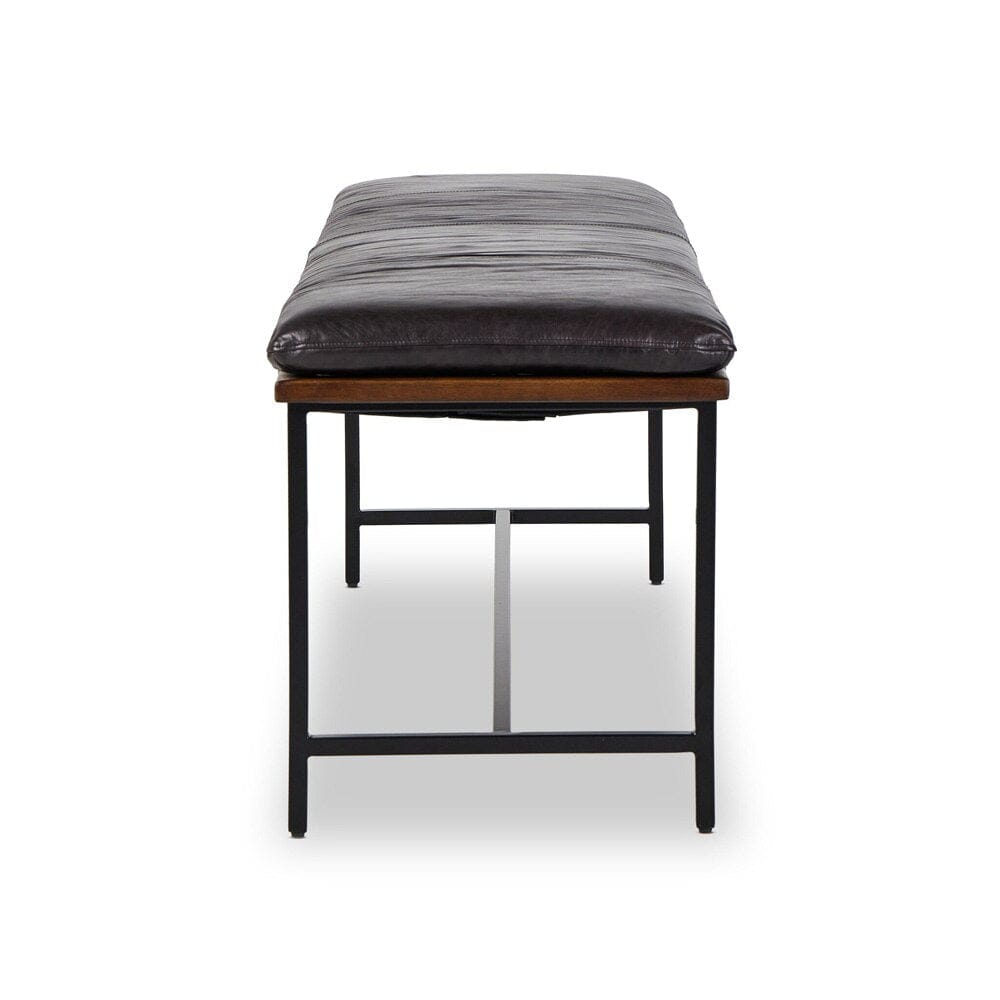 Four Hands - Ashford - Gabine Accent Bench - Sonoma Black - 108422-003 veiw 3